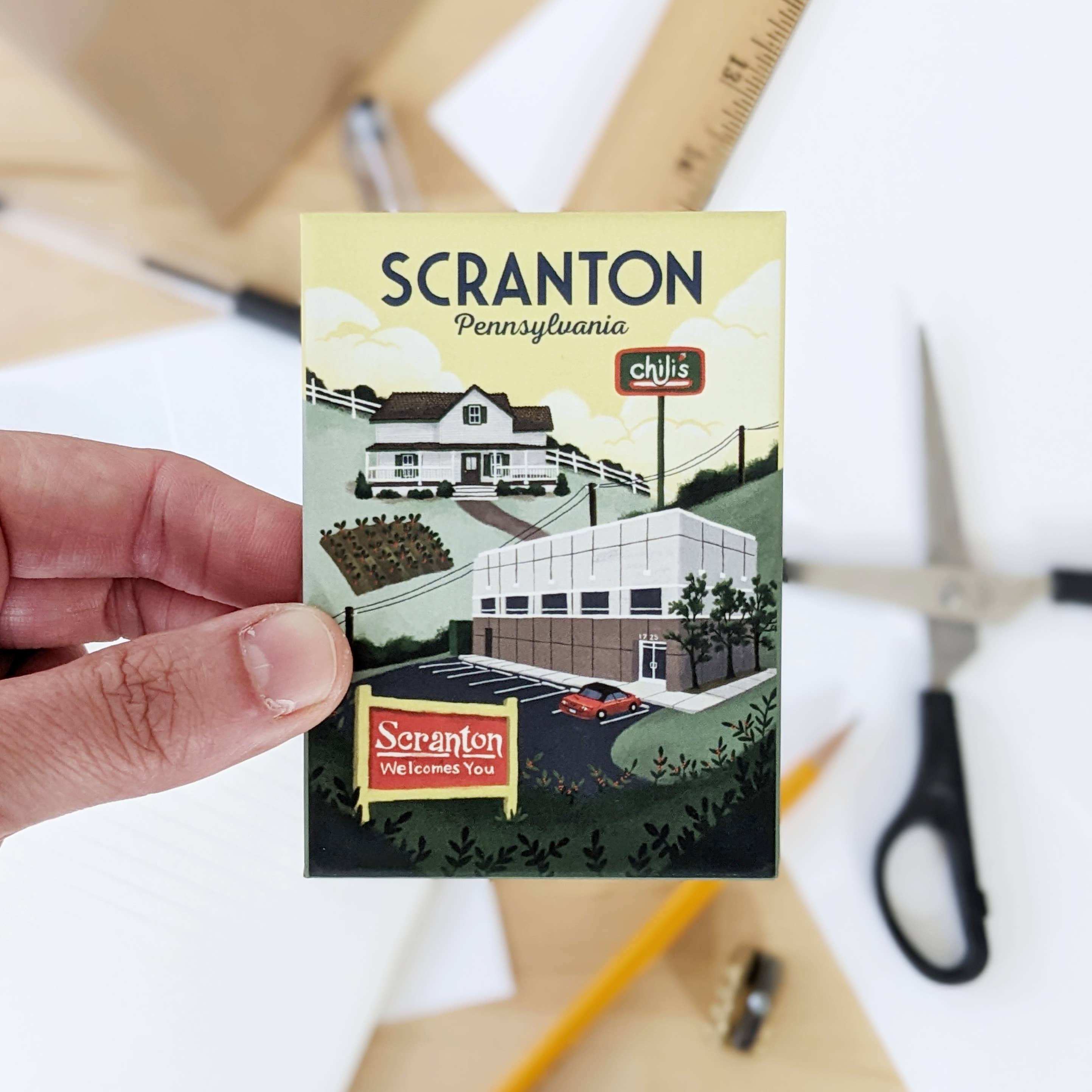 Papermill Creative - Wholesale Magnet - Scranton, PA (The Office) Souvenir Magnet3