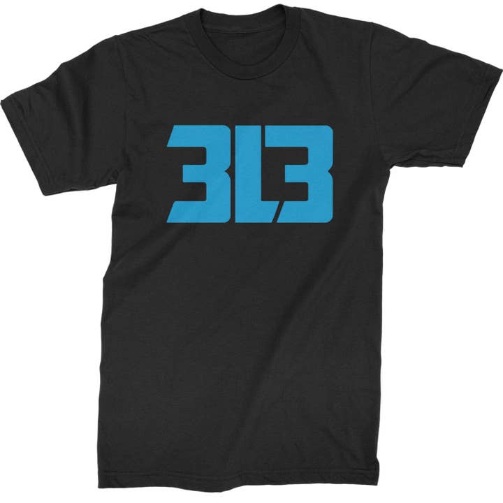 3L3 From The 313 Detroit Football Mens T-shirt for wholesale by Expression Tees