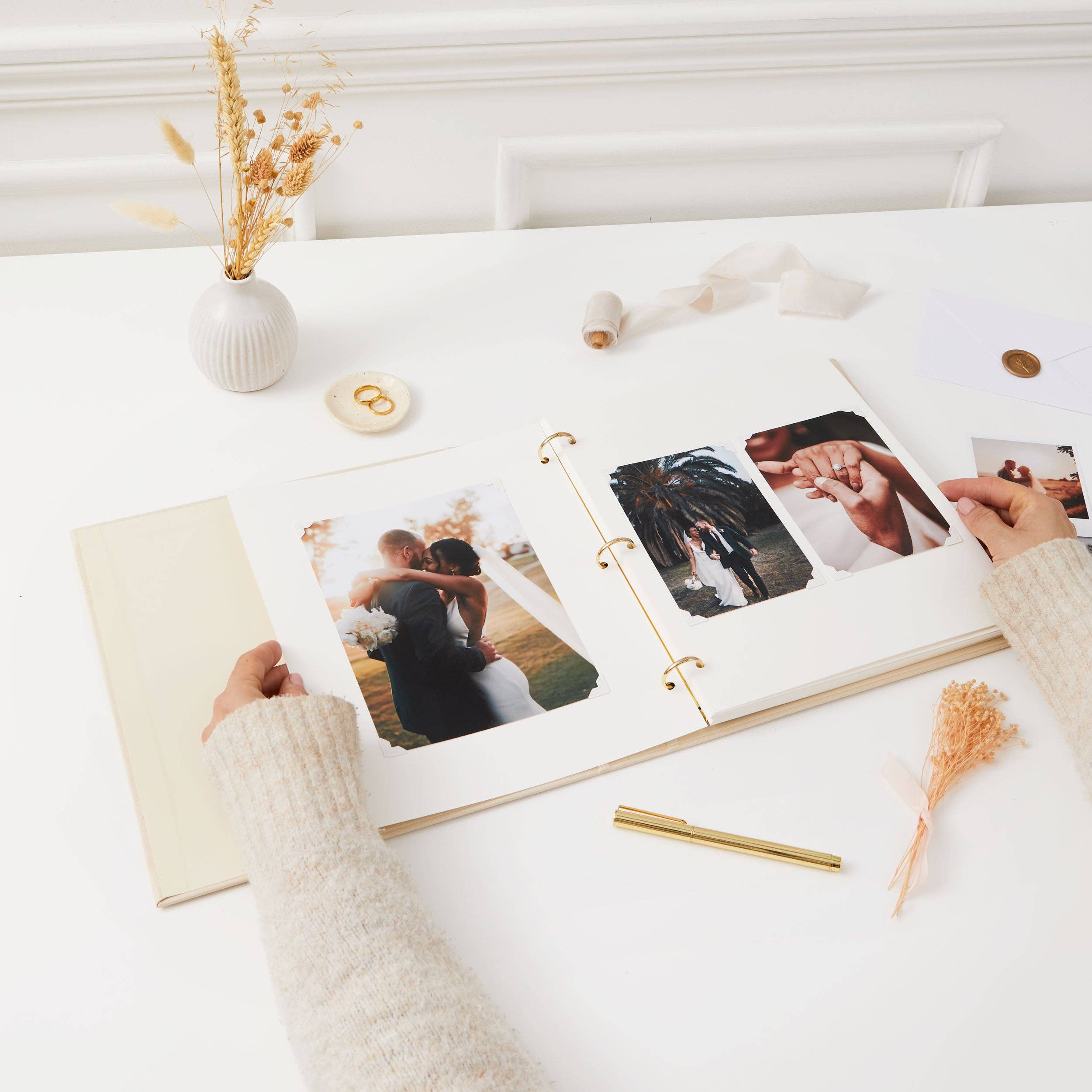 Blush And Gold – Engroshandel Fotoalbum – Vores bryllupsdag - fotoalbum4