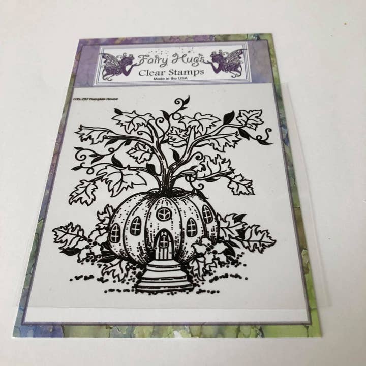 Fairy Hugs Stamps - Pumpkin House for wholesale by Fairy Hugs