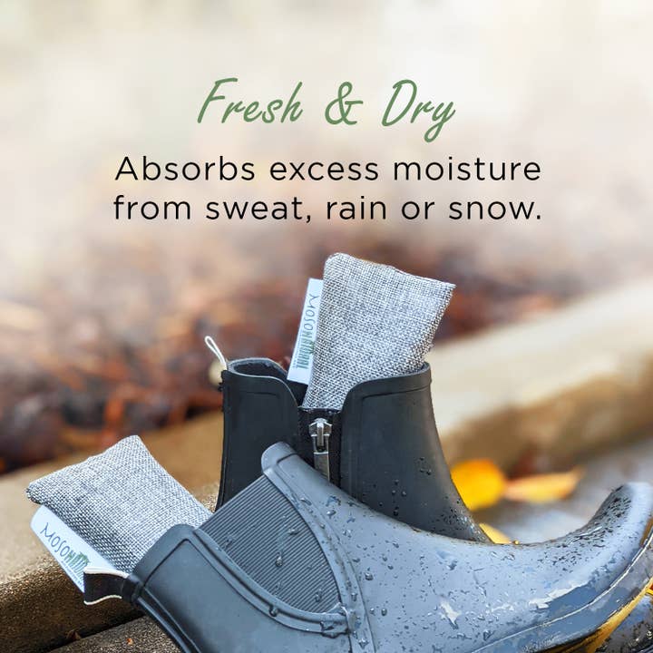 Moso Natural - Wholesale Shoe Deodorant / Spray - Shoe & Sport Gear Deodorizers w/ Bamboo Charcoal, 2PK
