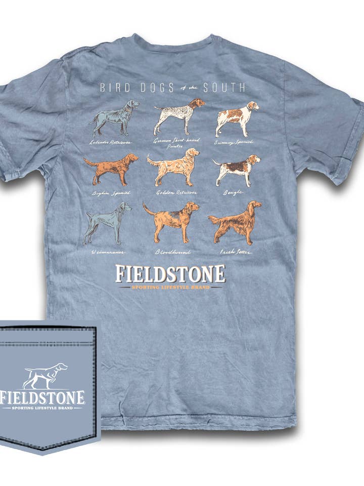 Fieldstone - Sporting Lifestyle Brand - Wholesale Screen Printed T-Shirt - Men's - Bird Dogs of the South - Men's Graphic T-Shirt