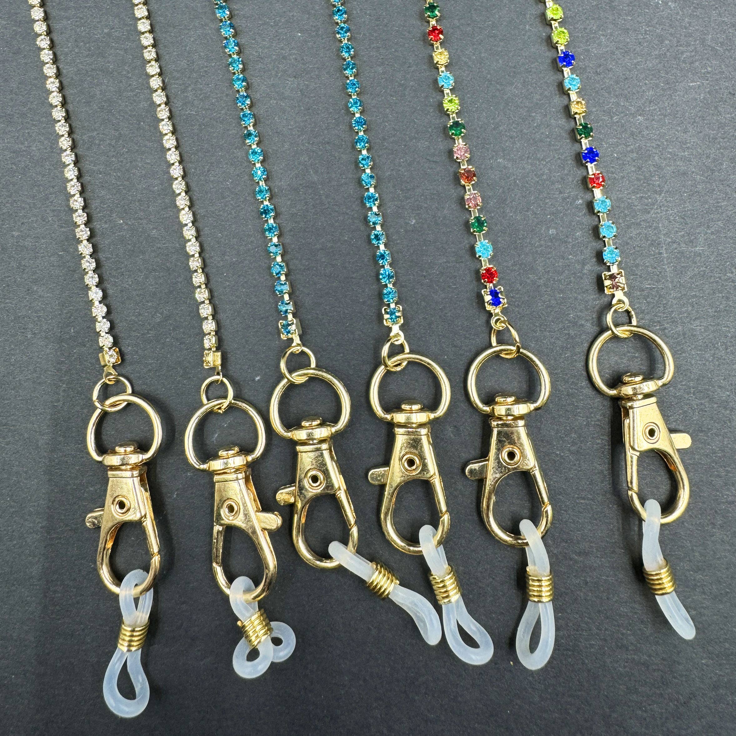 Ole - Wholesale Hoesjes voor (zonne)brillen - Dames - Brillenhouder met Strass N25385