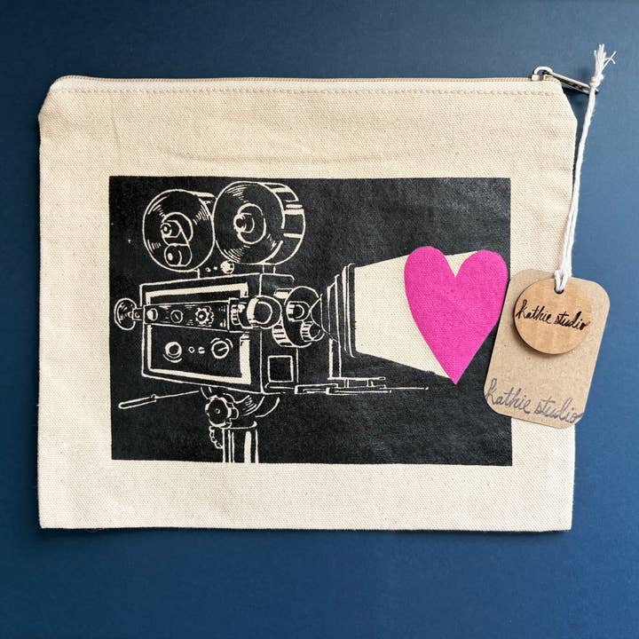 Borsa con cerniera Love Machines-Registratore video per la vendita all'ingrosso da parte di Kathie Studio