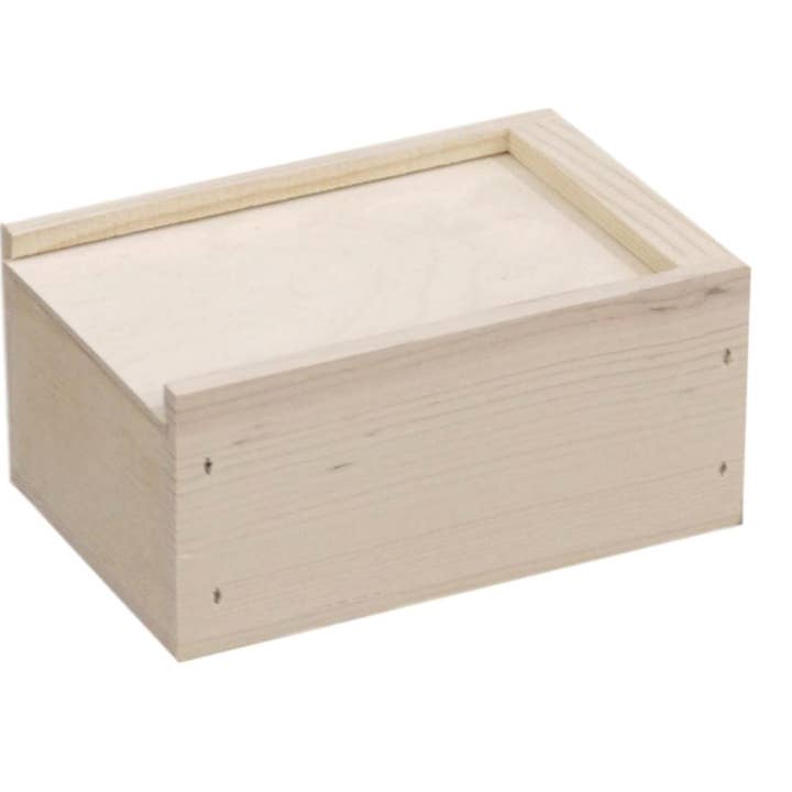 Poole & Sons Inc. - Wholesale Decorative Box - Small Slide Top Wooden Boxes 5 x 4 x 2″ (Bulk)4