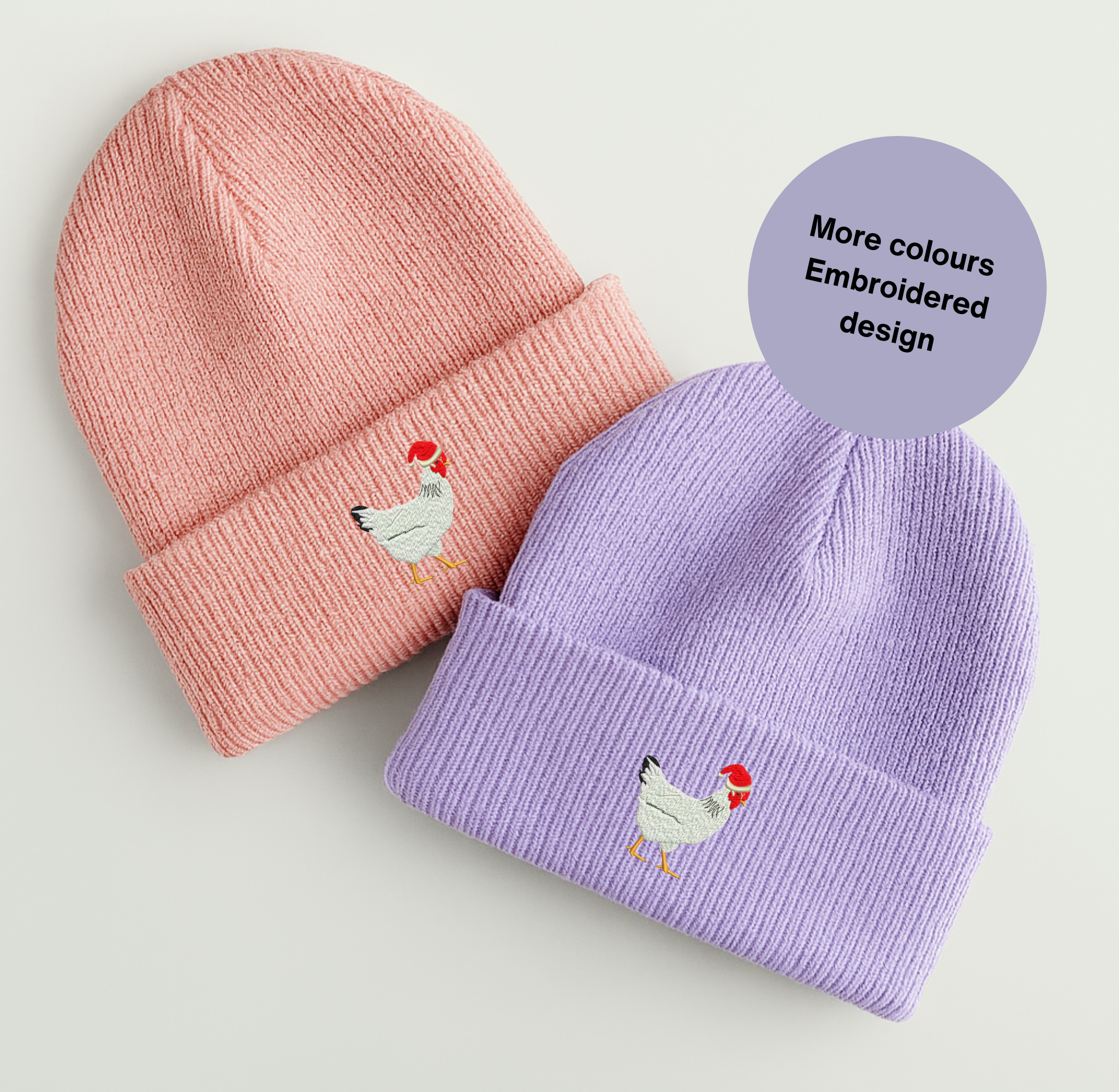 Thread and Needles Co – wholesale Beanie – Unisex – Christmas Chicken Beanie hat - unisex beanie hat18