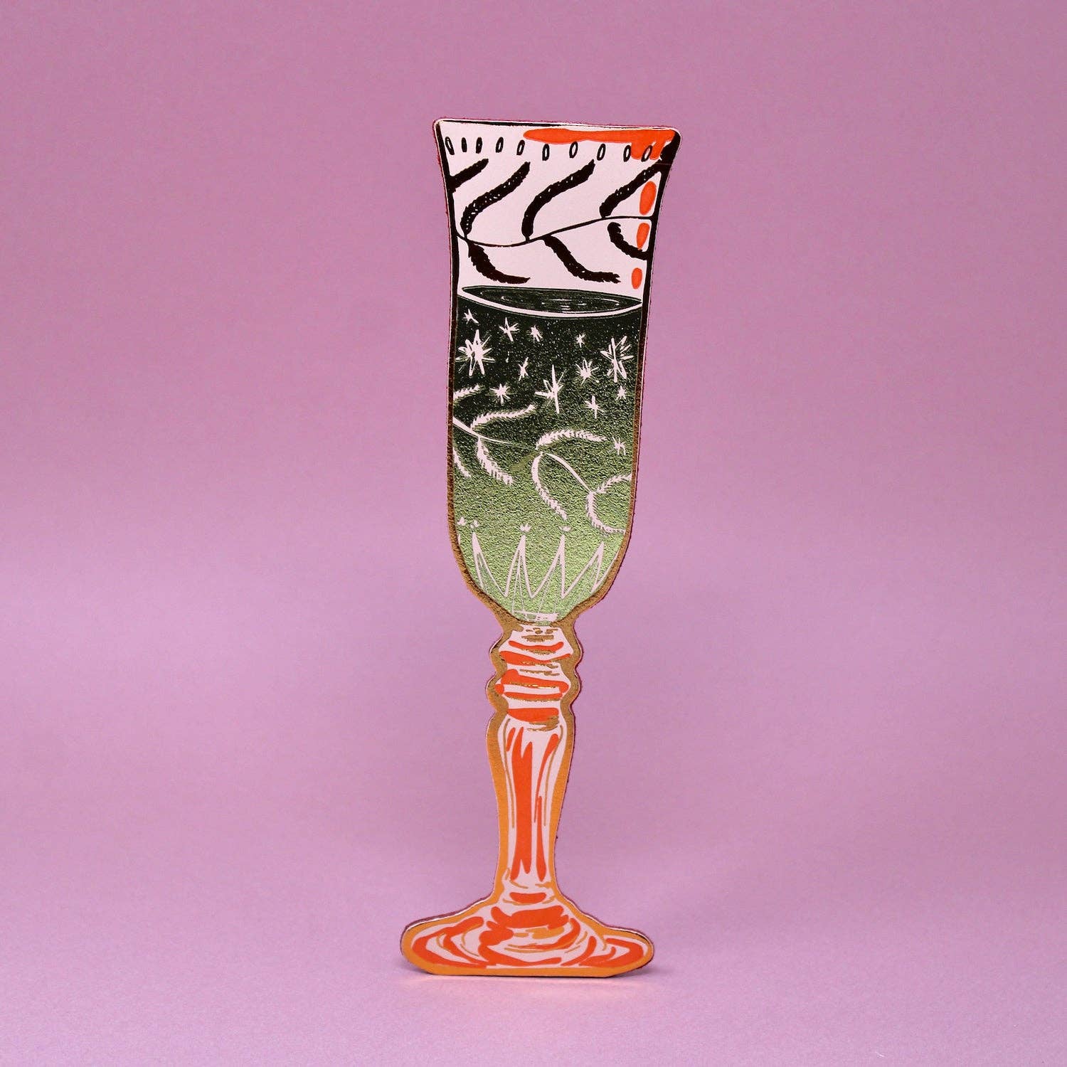 Ark Colour Design - Wholesale Bookmark - Wine Glass Bookmark3