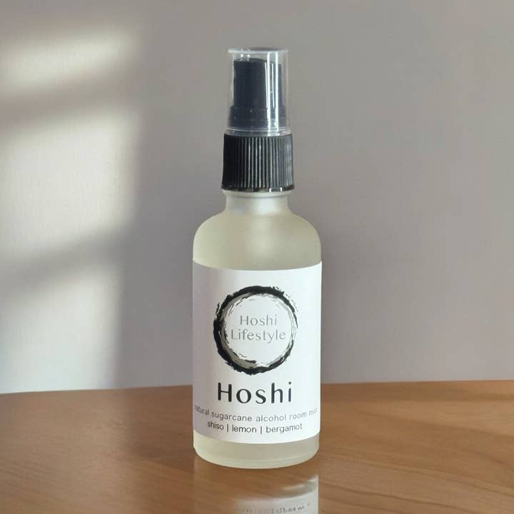 Hoshi Hand Poured Room Mist - 2oz Bottle for wholesale by Hoshi Lifestyle