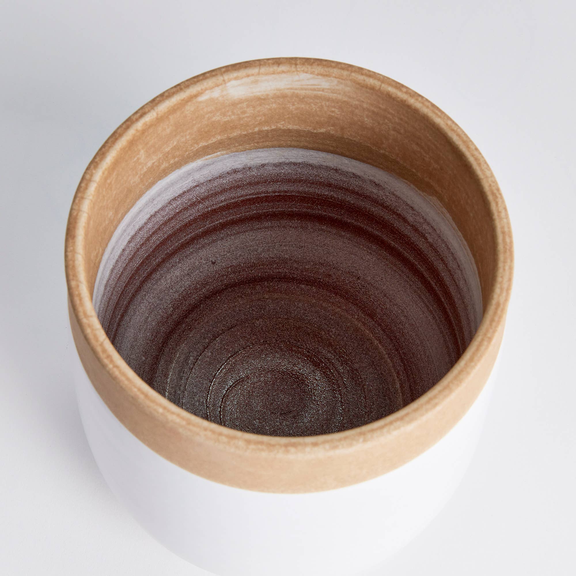 MARRON Petit cache-pot à pieds Atwood en vente sur Faire2