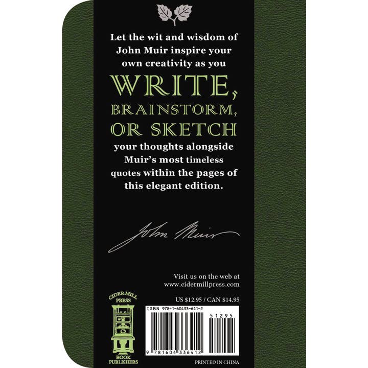 HarperCollins Focus - Wholesale Notebook - John Muir Signature Notebook1