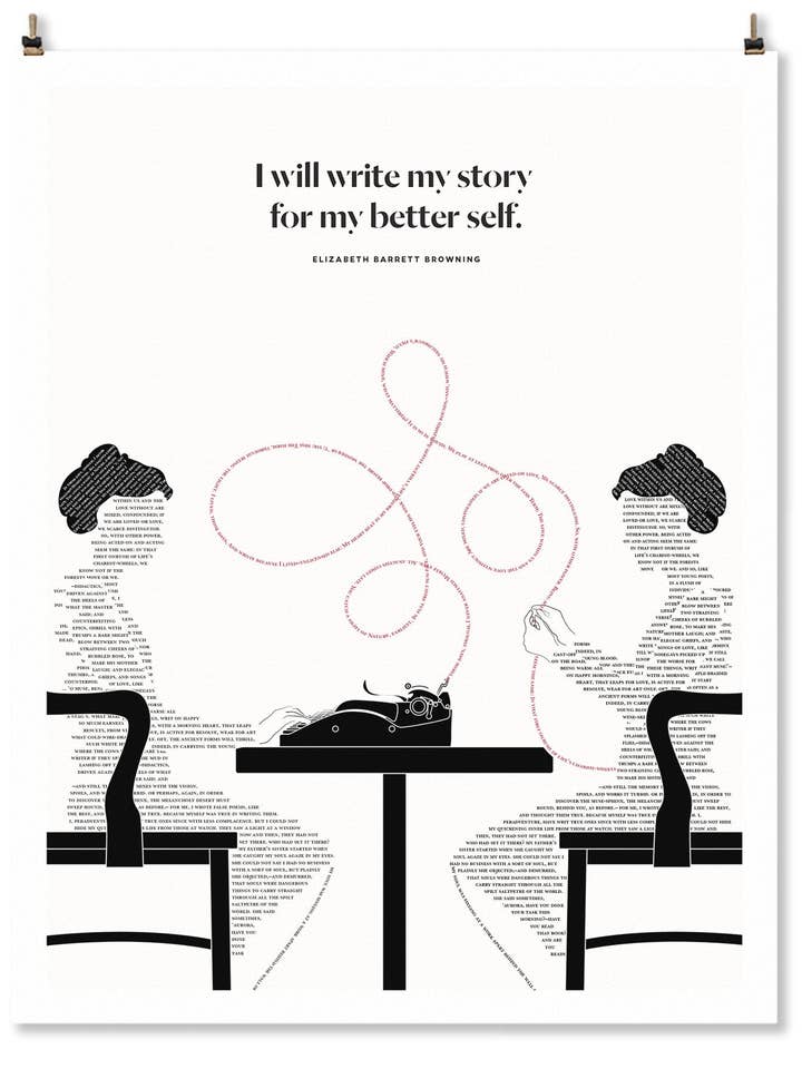 Elizabeth Barrett Browning Print for wholesale by Obvious State