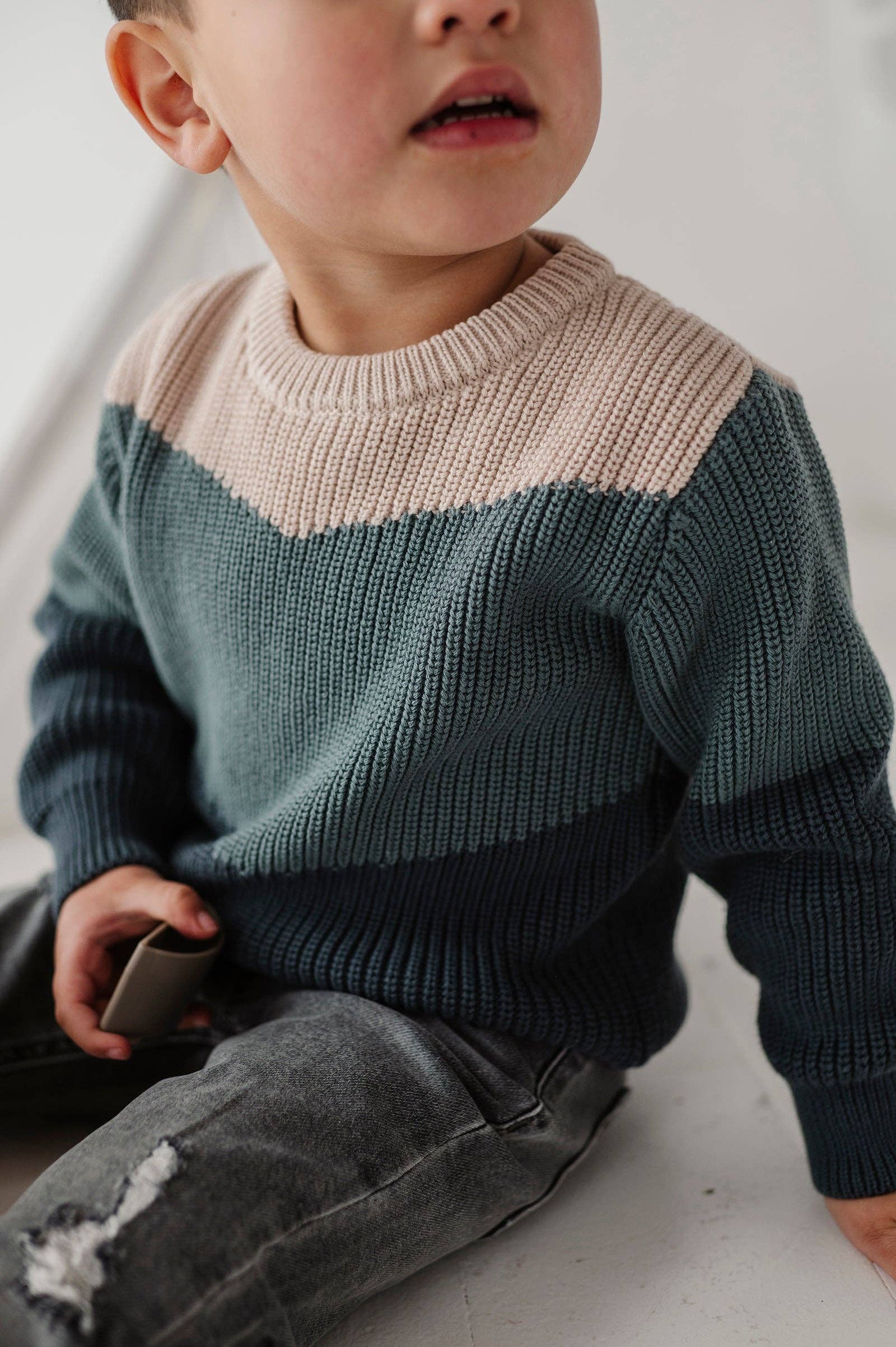 babysprouts clothing company - Wholesale Knit Sweater - Kids - Babysprouts Colorblock Knit Sweater10