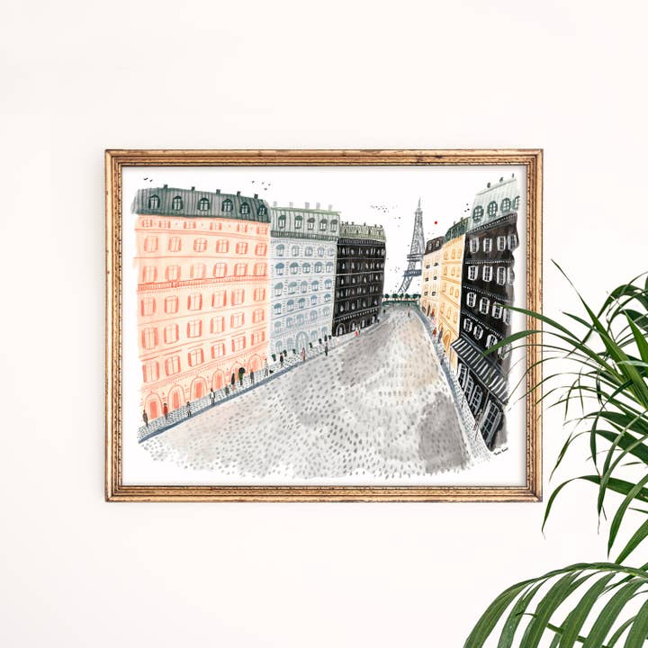 "We'll Always Have Paris" Giclée Fine Art Print for wholesale by On Lane Avenue