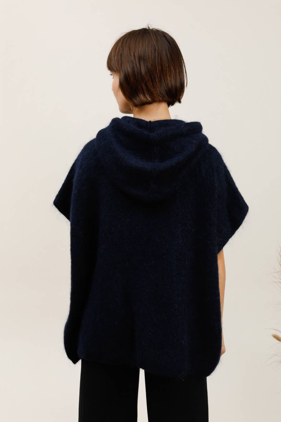 NAÏS PARIS - Wholesale Poncho - Women's - Mohair and wool hooded poncho sweater22