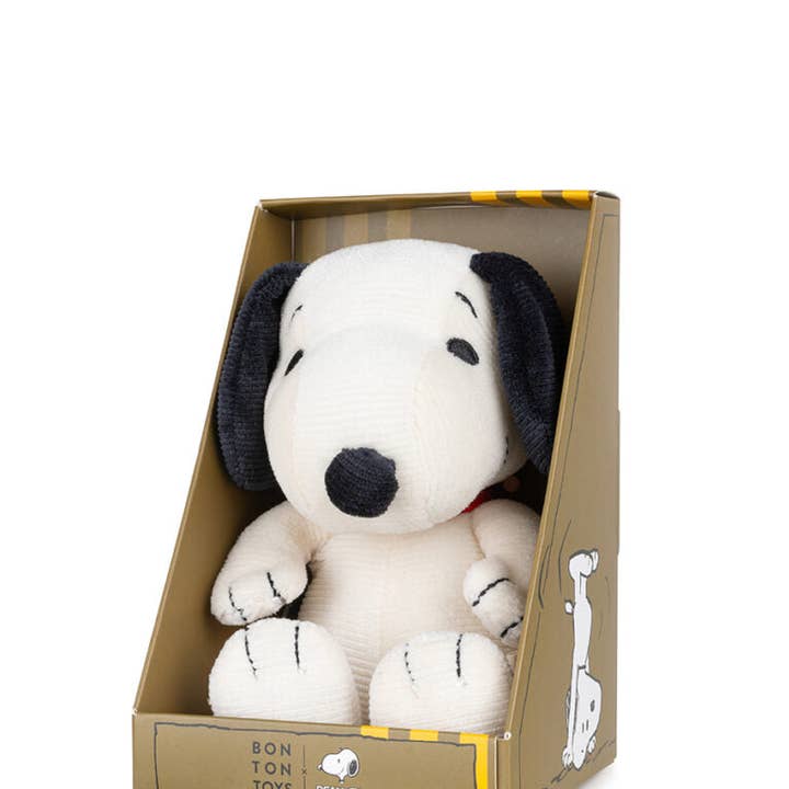 VICI Brands: Premier Design Kids Goods 🌍 - Wholesale Stuffed/Plush Toy - Kids & Baby - Plush SNOOPY Mini Corduroy Cream in giftbox 7"0