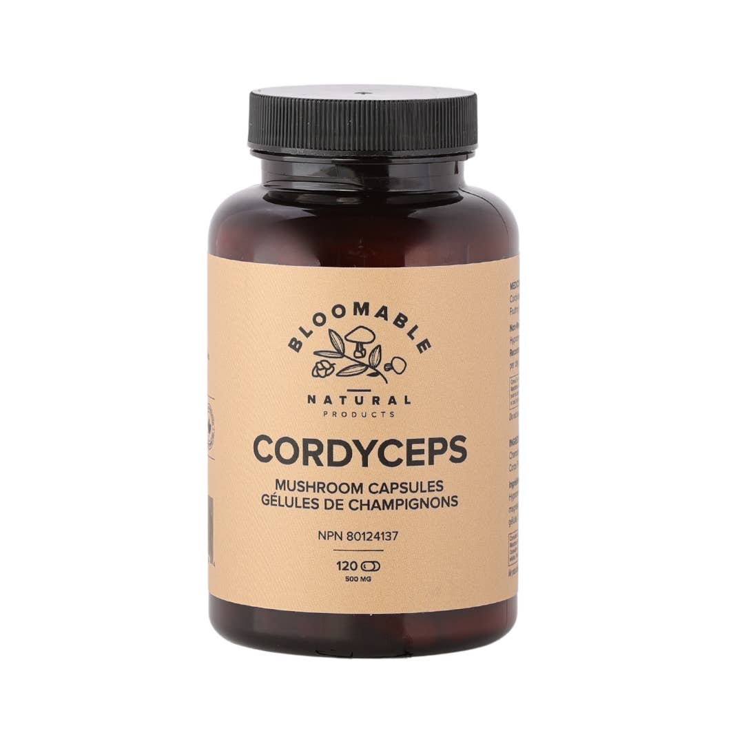 Bloomable Natural Products - Wholesale Oral Supplement/Vitamin - Cordyceps Mushroom Capsules (120 Capsules)