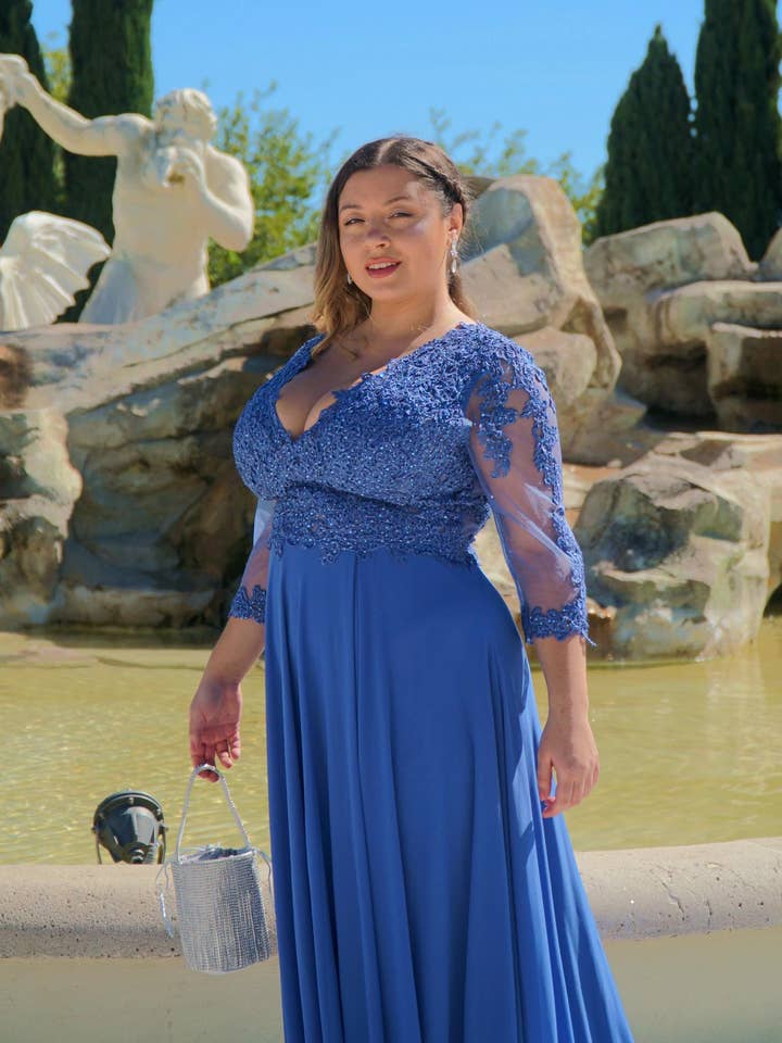 Long dress 9192 TG for wholesale by Invitadissimas