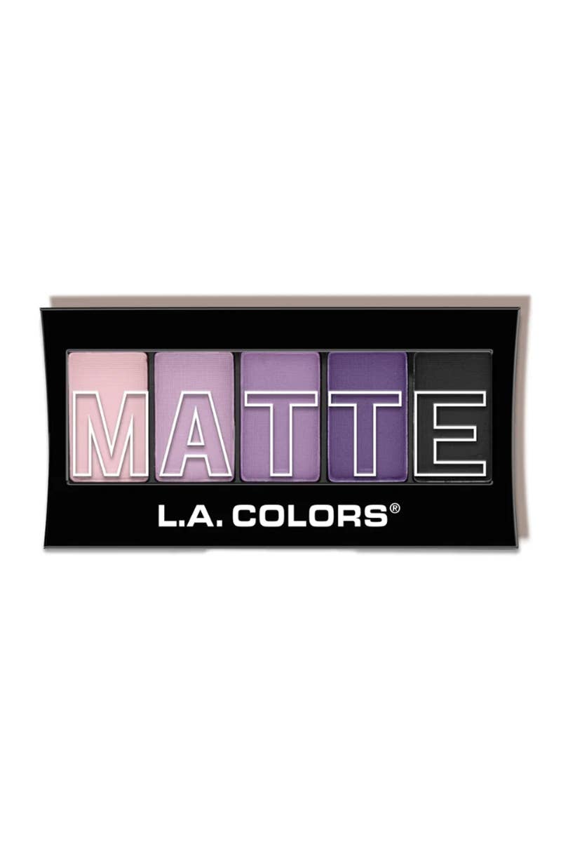 LA Colors CEM473 Matte Eyeshadow Purple CASHMERE - 3pc