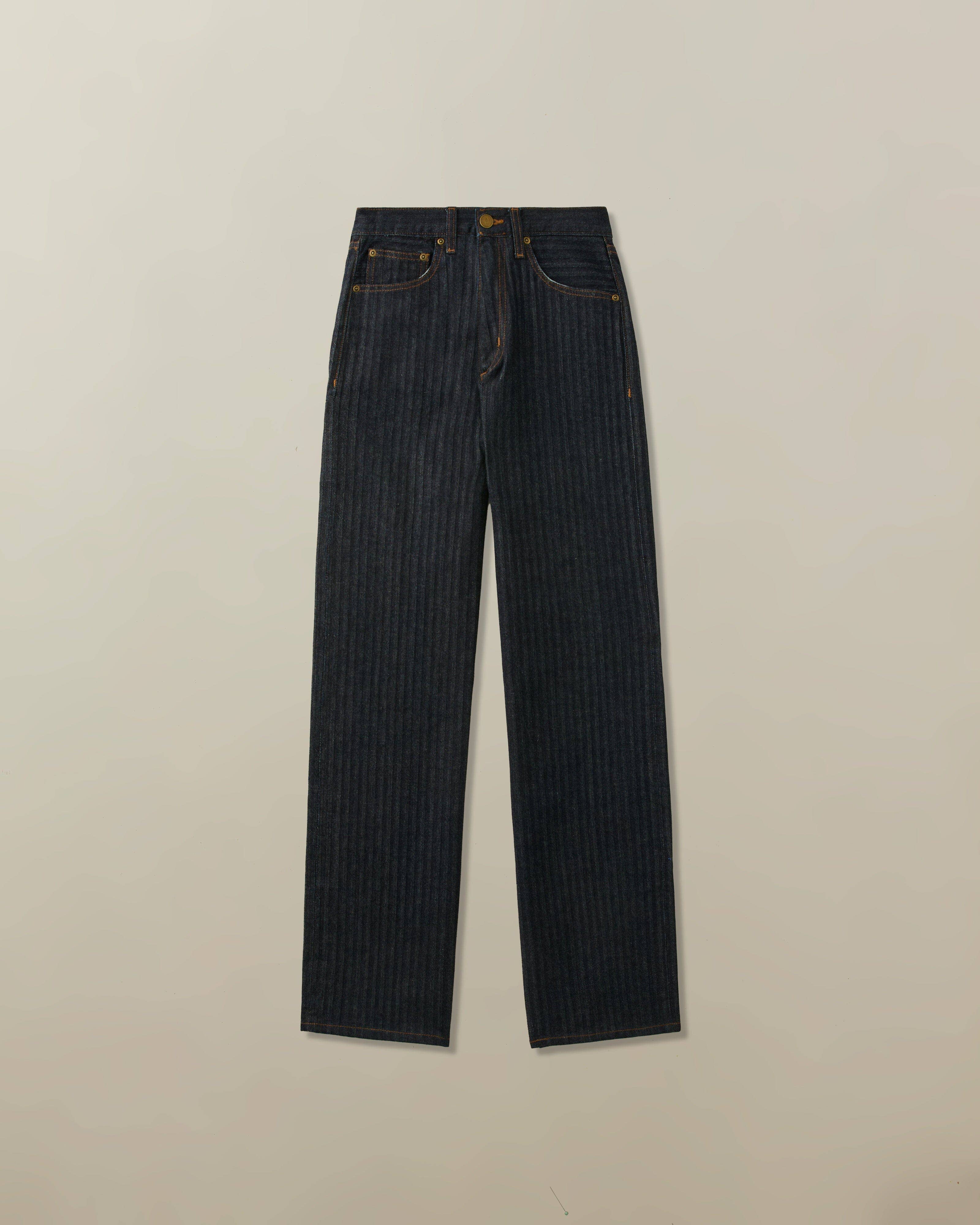 Road to Nowhere Clothing - Wholesale Jeans - Women's - Women's Aiden Jean in Japanese Herringbone Selvedge1