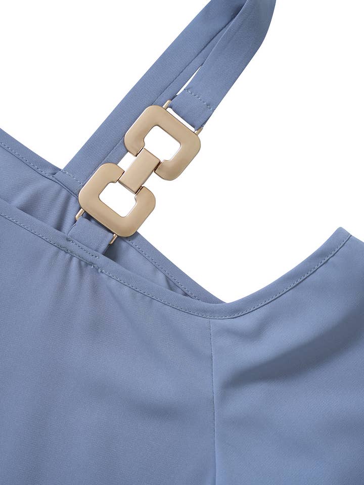 HIDDENBRAND - Wholesale Blouse - Women's - One Off Shoulder T-Shirts Loose Half Sleeve Blouse Shirt9