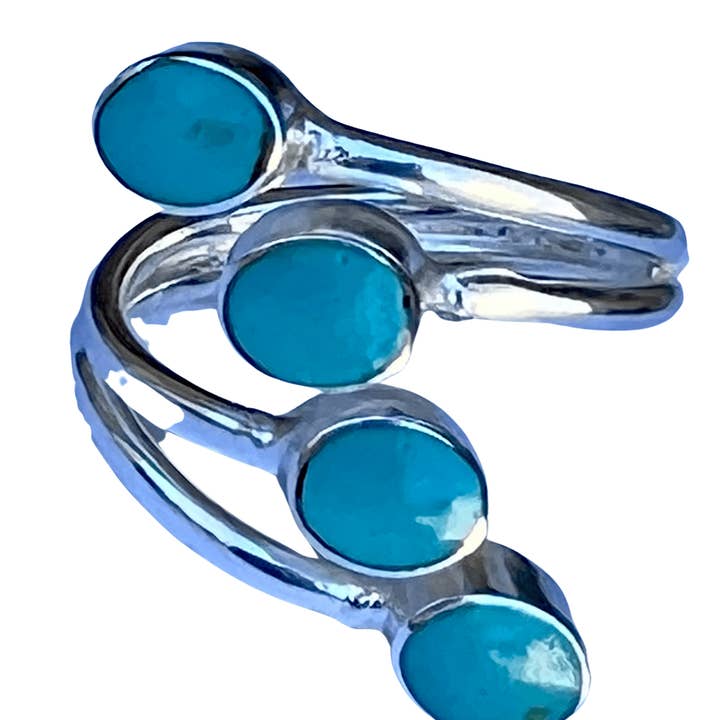 Pebbles Turquoise Ring for wholesale by Desiderate