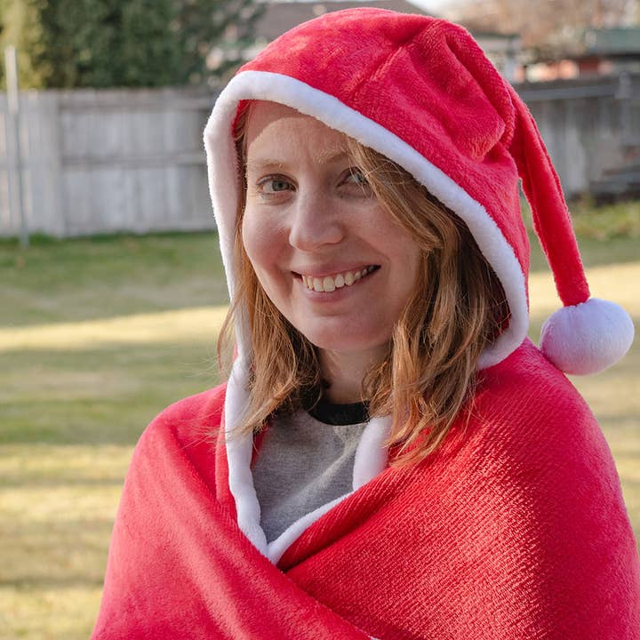 High Desert Gear - Wholesale Throw Blanket - Christmas Hooded Blankets