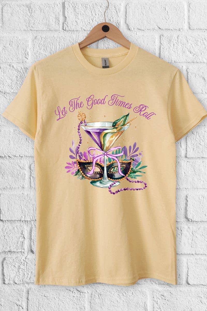COLORBEAR - Wholesale T-Shirt (Graphic) - Women's - Festive Mardi Gras Graphic Heavy Cotton Tee11