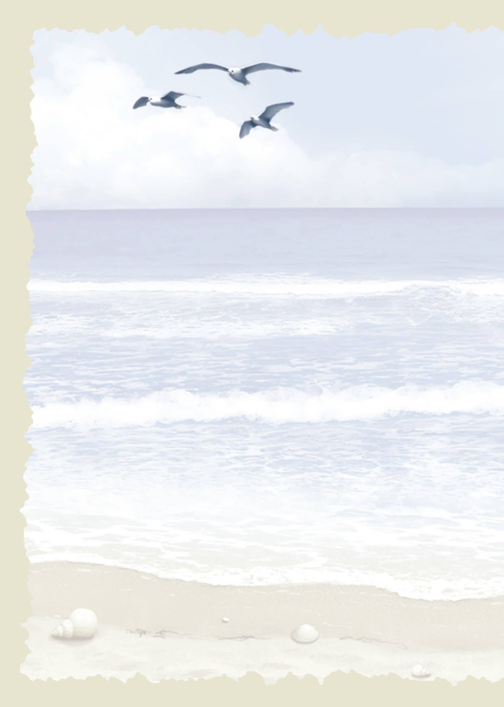 Advice for Life by Your True Nature - Vente Carte de vœux classique - Advice from the Ocean Carte de vœux - Blank1