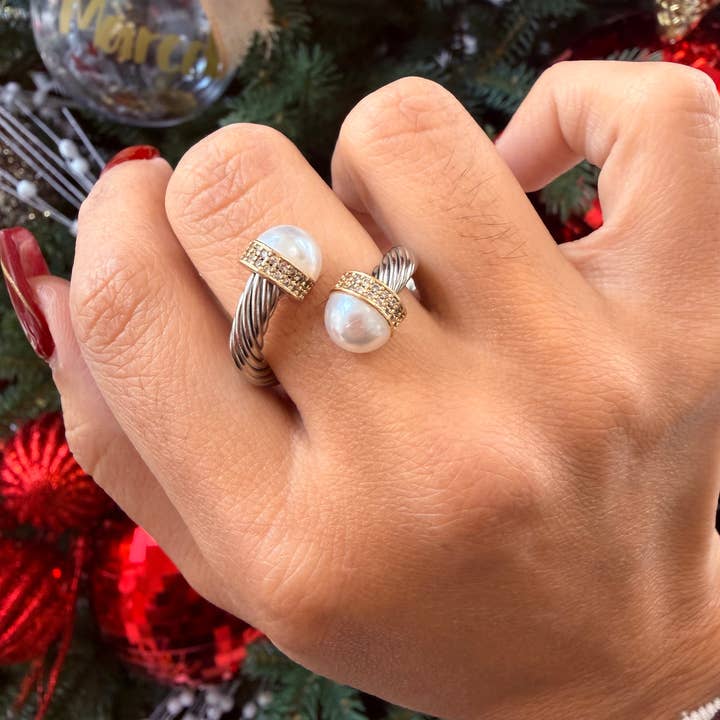 Bague Câble Perle pour la vente par E ACCESORIES JEWERLY