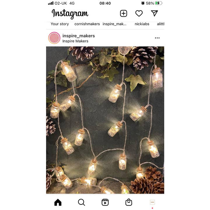 KOBER - Venta al por mayor Guirnalda de luces - Luces LED de hadas en botellas con playa en su interior2