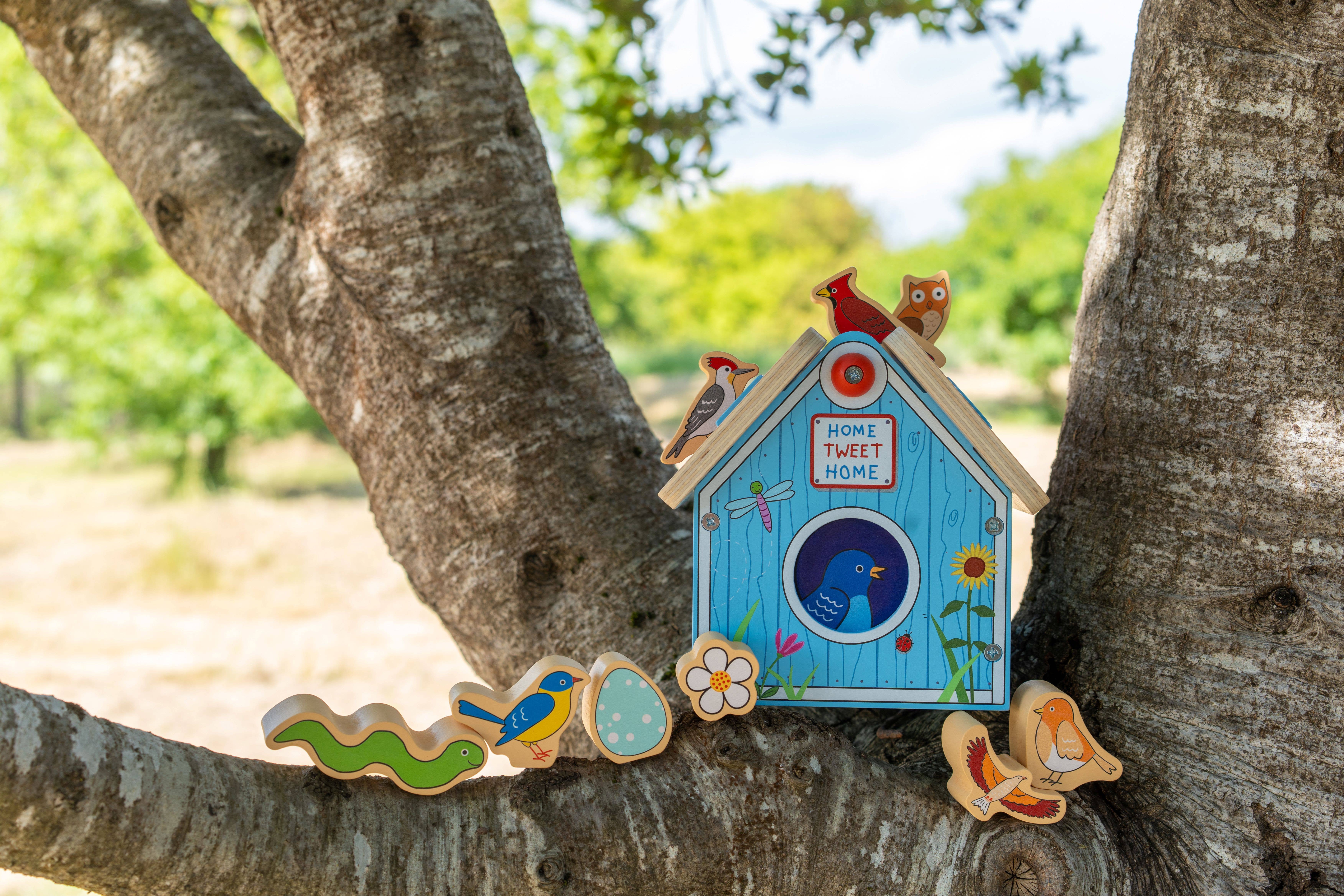 Jack Rabbit Creations - Wholesale Wood Toy - Kids - Bird House Sorter Box3