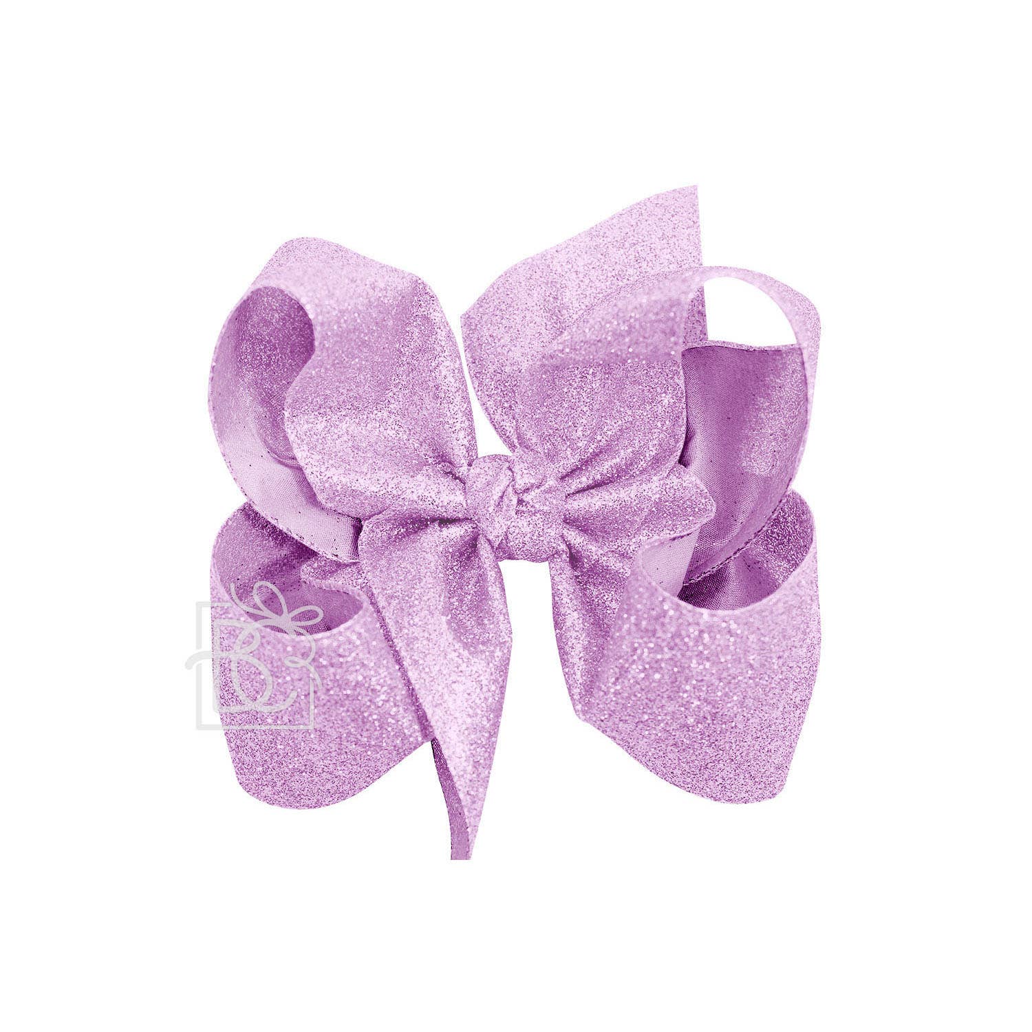 Beyond Creations, LLC - Wholesale Hair Bow - Kids - GLITTER METALLIC BOW ON CLIP42