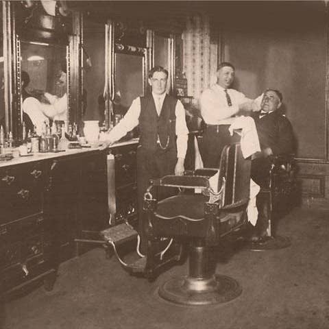 Impression d'art AA-504 Salon de coiffure pour la vente par Found Image Press