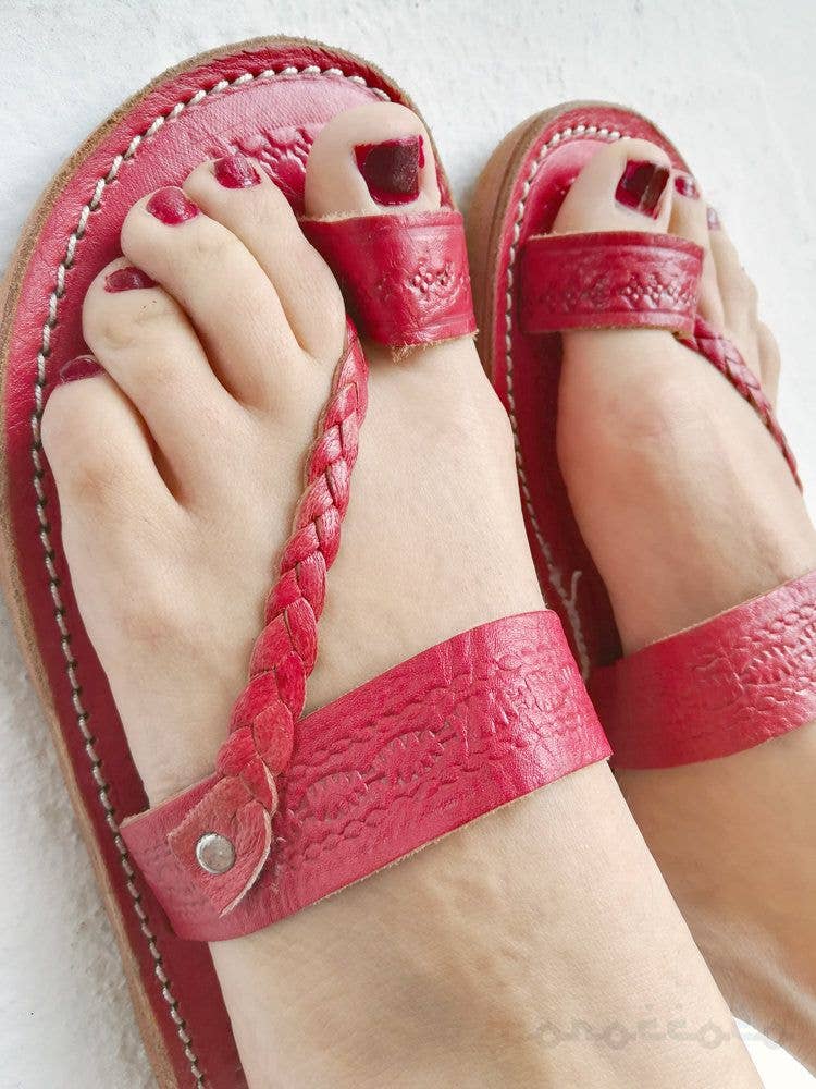 Hecho a mano – wholesale Sandals – Women's – Leather sandals. Dark brown8