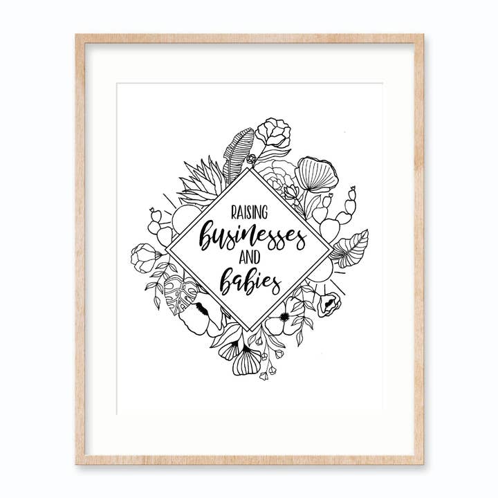 Entreprises et bébés - Art Print pour la vente par Teluna