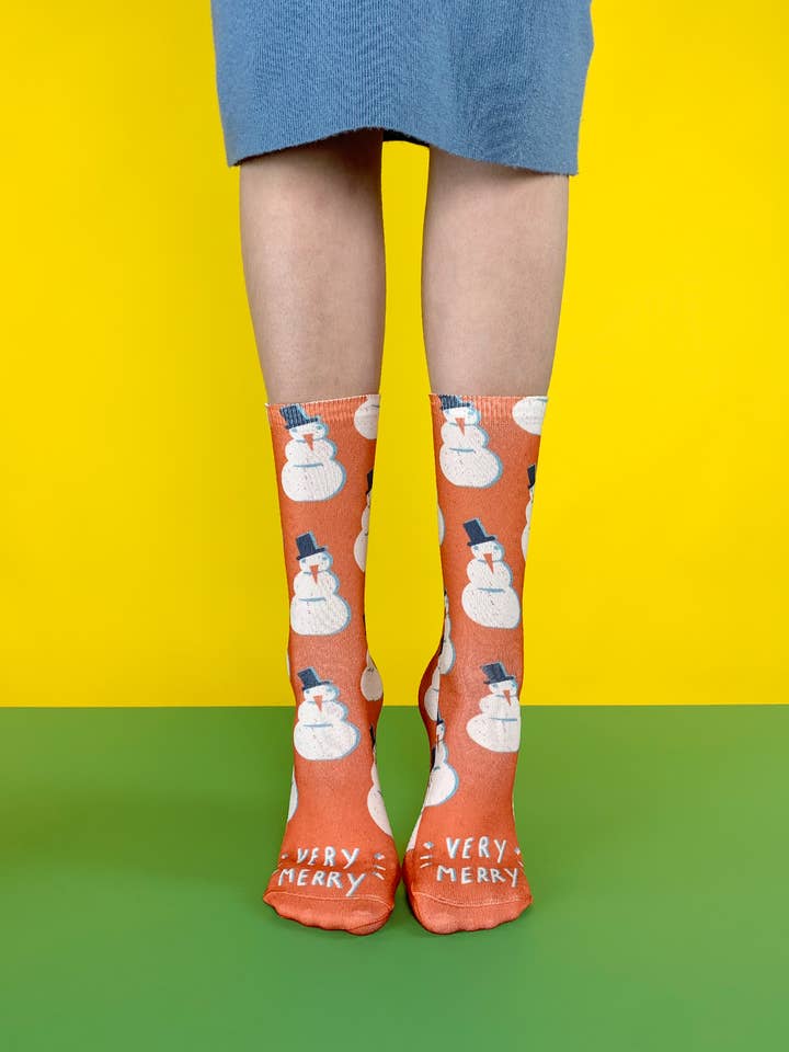SWEET PARIPE - Wholesale Socks - Unisex - Snowman Christmas Socks1