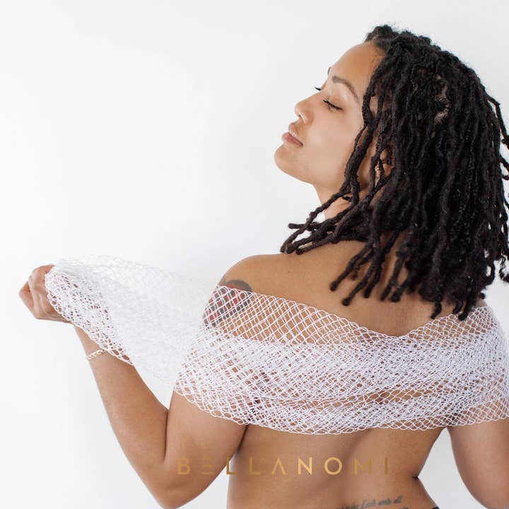 African Exfoliating Net Sponge (FOR SENSITIVE SKIN) 45" and other Purchase Wholesale cleo bella. Free Returns & Net 60 Terms on Faire trending on Faire.
