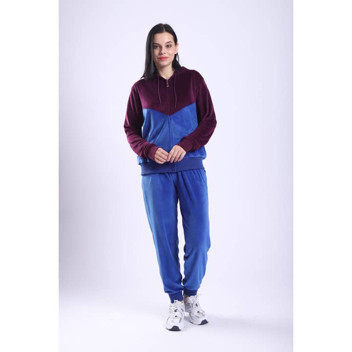 LeeHanTon - Wholesale Lounge Set - Women's - LeeHanTon Ladies 2PC Casual Velvet Set1