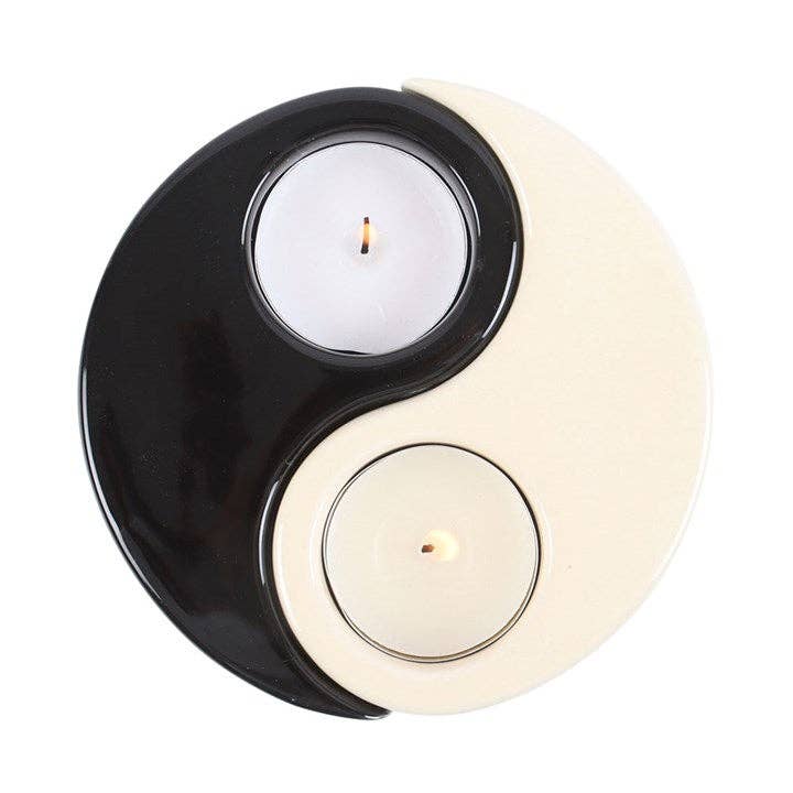 Something Different Wholesale - Wholesale Candle Holder - Yin Yang 2-Piece Tealight Candle Holder3