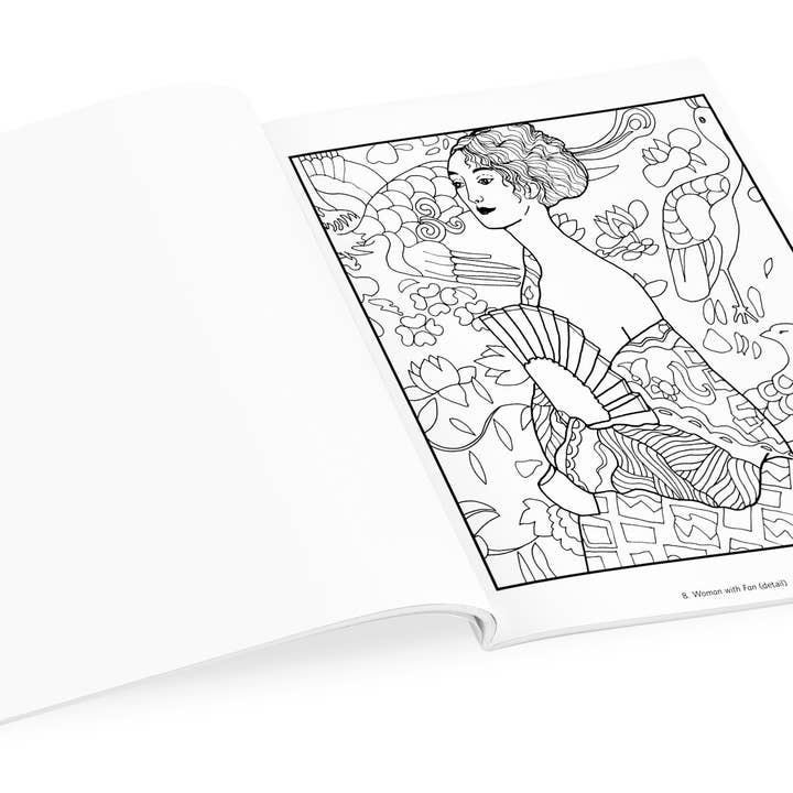 Pomegranate - Wholesale Coloring & Activity Book - Adult - Gustav Klimt Coloring Book3