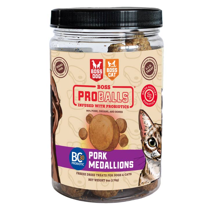 Boss Dog Proballs - Pork (6 oz) for wholesale by BOSS DOG BRAND, INC.