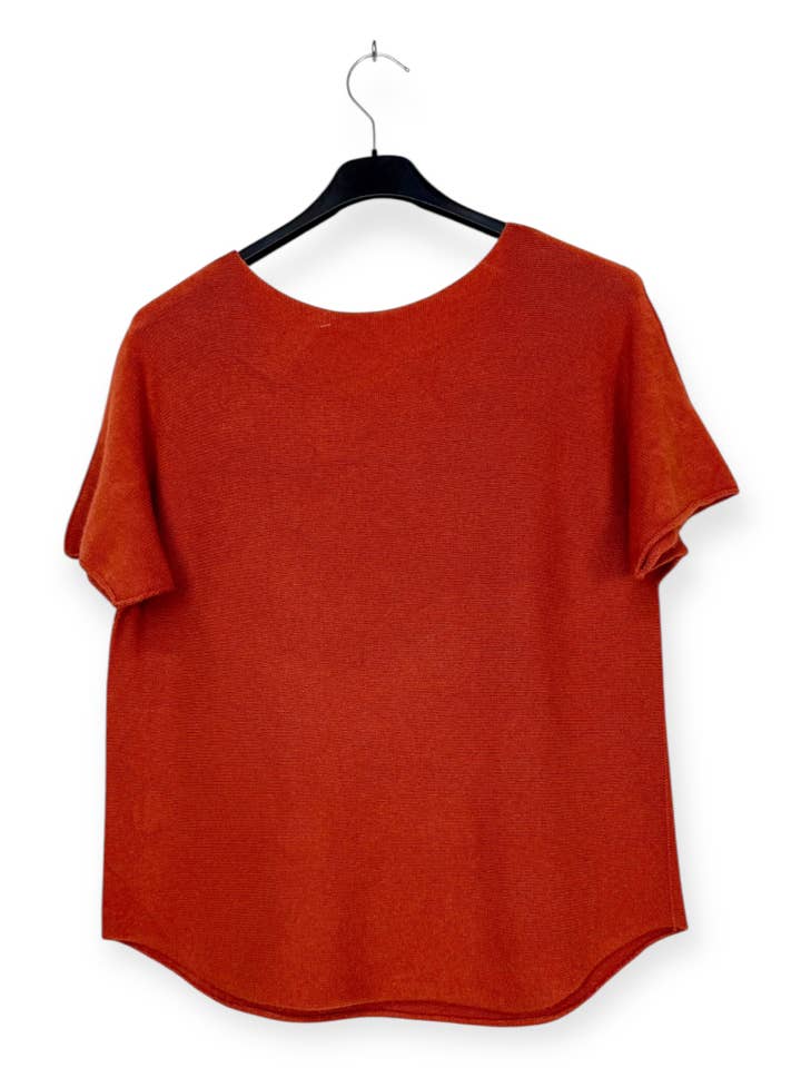 Lucky Nana - Wholesale Knit Top - Women's - AH 2203 - Soft Short-Sleeve Top27