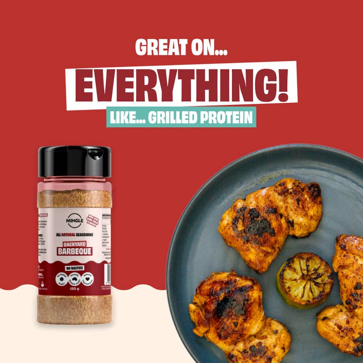 Mingle Seasoning - Wholesale Dried Spice Mix - BBQ LOVERS SEASONING LARGE BOTTLE