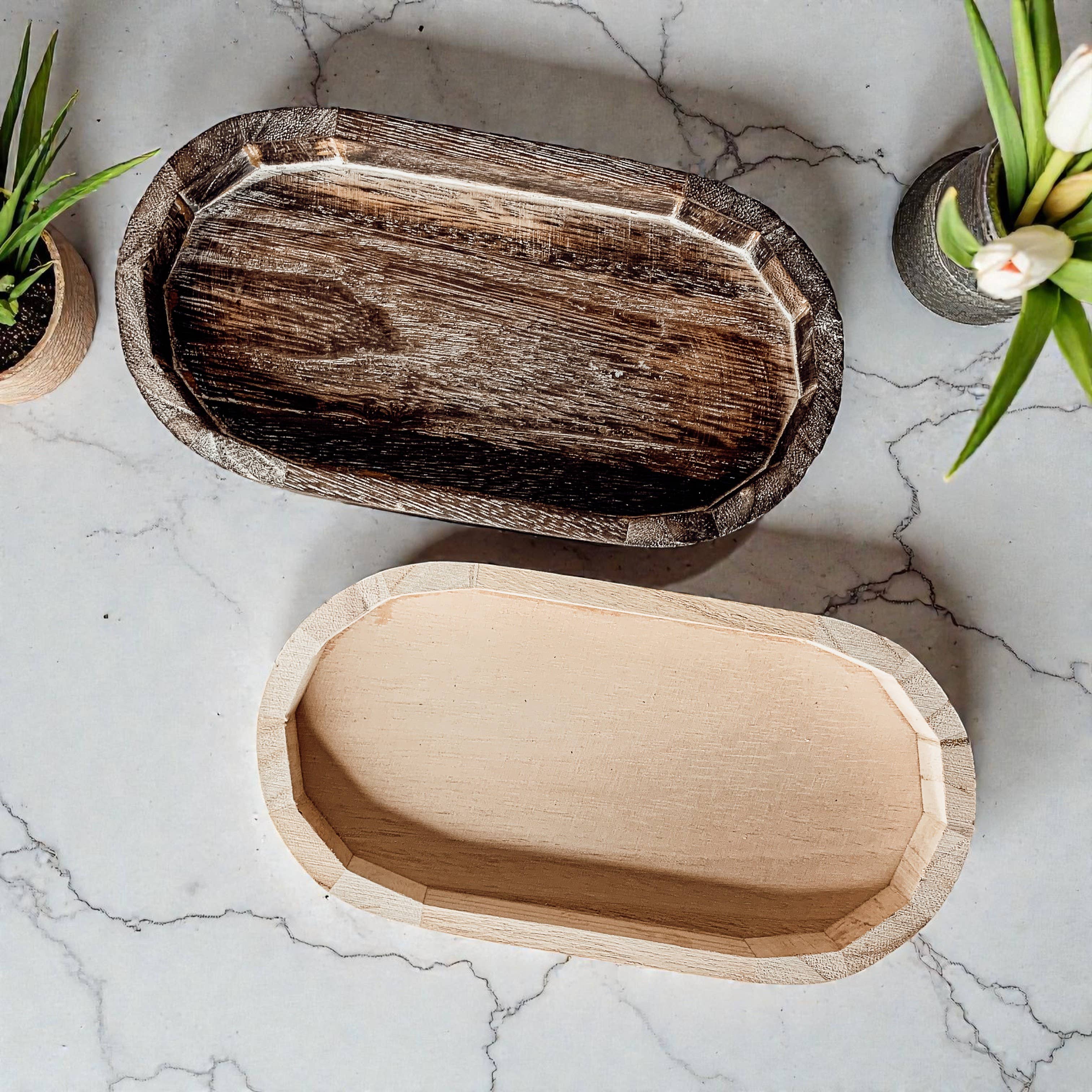 Gia Roma - Wholesale Decoratief dienblad - Ronde houten standaard en sierbord voor tafeldecoratie69