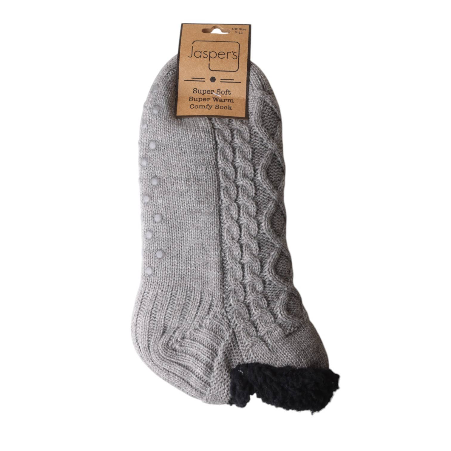 Jess & Lou – wholesale Slippers – Women's – Grey Jasper Slippers JS11030