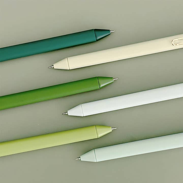 Wrapables.com - Wholesale Pen - Wrapables Retractable Black Ink Gel Pens, 0.5mm (Set of 6)8