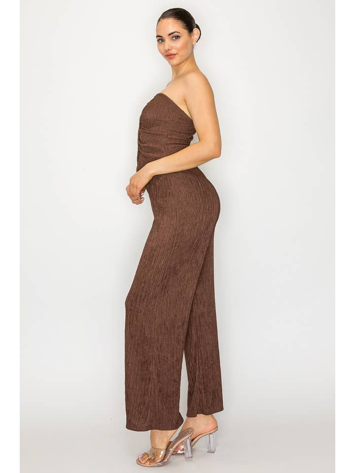 Kimcine - Wholesale Jumpsuit - Women's - KST8513-WOMEN'S SEXY STRAPLESS JUMPSUIT12