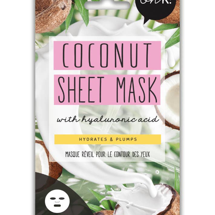 Oh K! Coconut Sheet Mask with Hylauronic Acid for wholesale by Oh K!