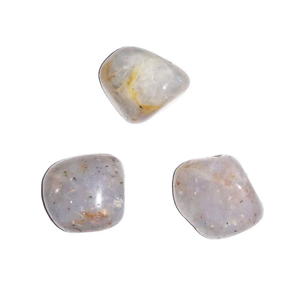 France Mineraux – Großhandel Spiritueller Stein/Kristall – Blauer Opal Trommelstein