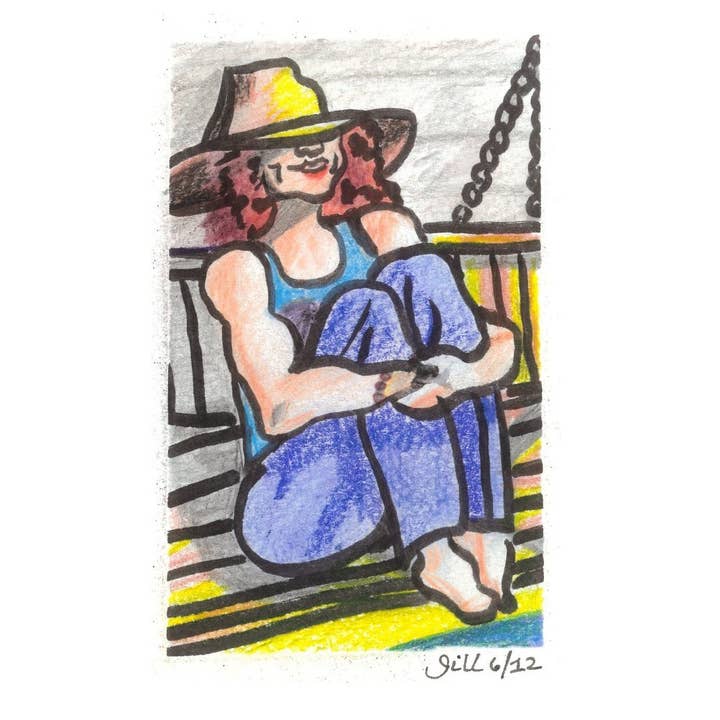 Card #46 Jinnee for wholesale by One Woman's Art by Jill